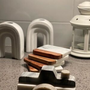 White Decorative Arched Accents for Modern Decor